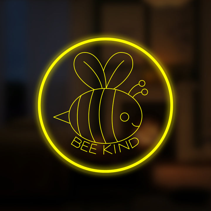 "Bee Be Kind" Mini Neon Verlichting