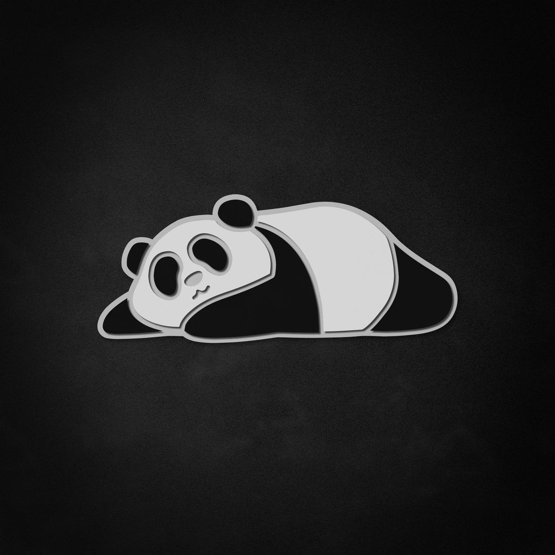 "Schattige Luie Panda" Neon Like