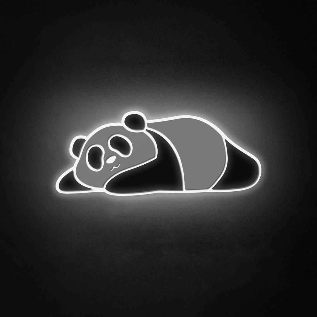 "Schattige Luie Panda" Neon Like