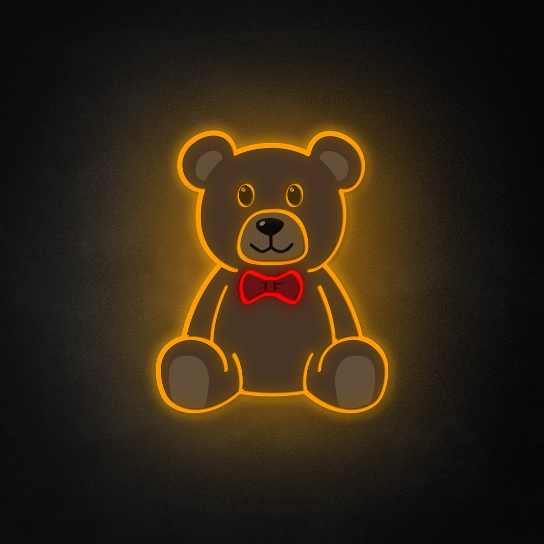 "Schattige Teddybeer" Neon Like