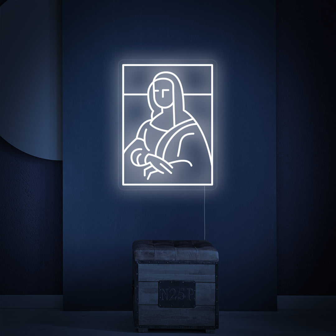"Da Vinci Mona Lisa" Neon Verlichting