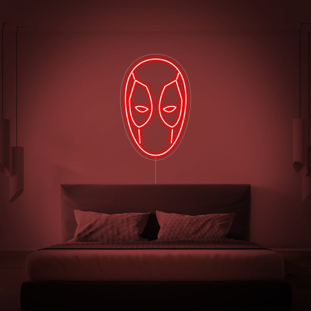 "Dood Gezicht" Neon Verlichting