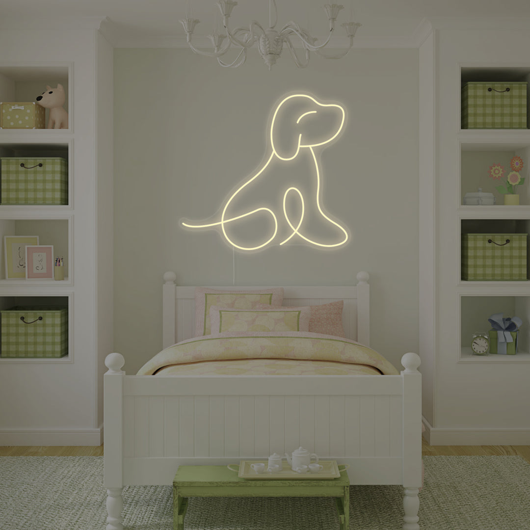 "Hondenpuppy, Kinderkamer Decor" Neon Verlichting