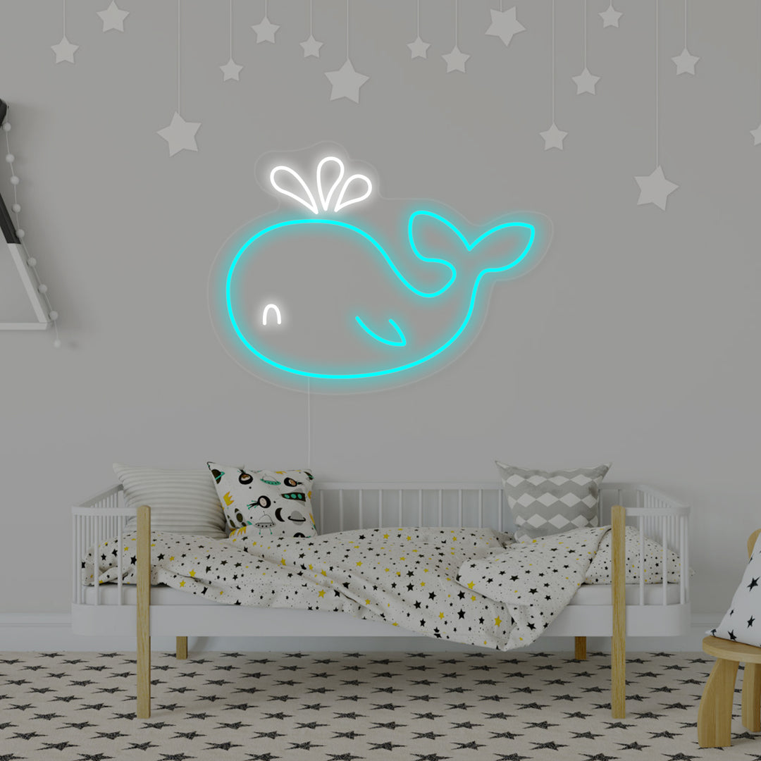 "Dolfijn, Kinderkamer Decor" Neon Verlichting
