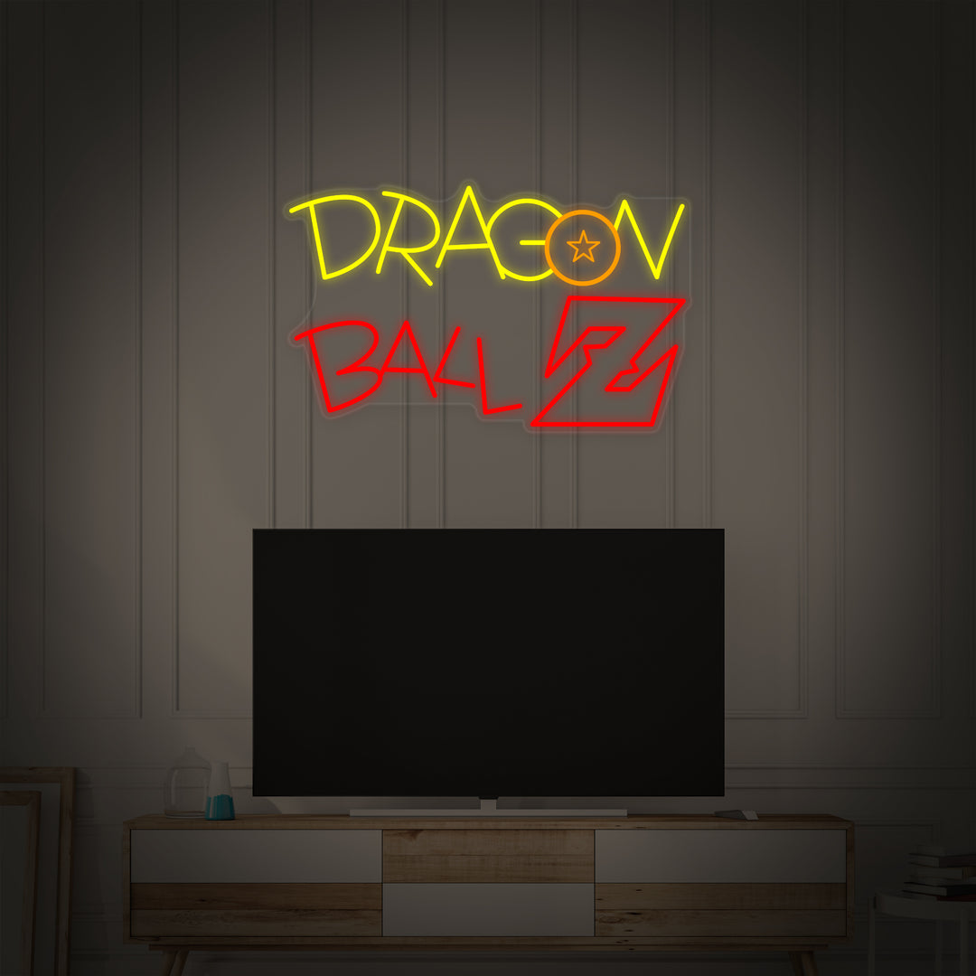 "Dragon Ball Z Logo Anime" Neon Verlichting