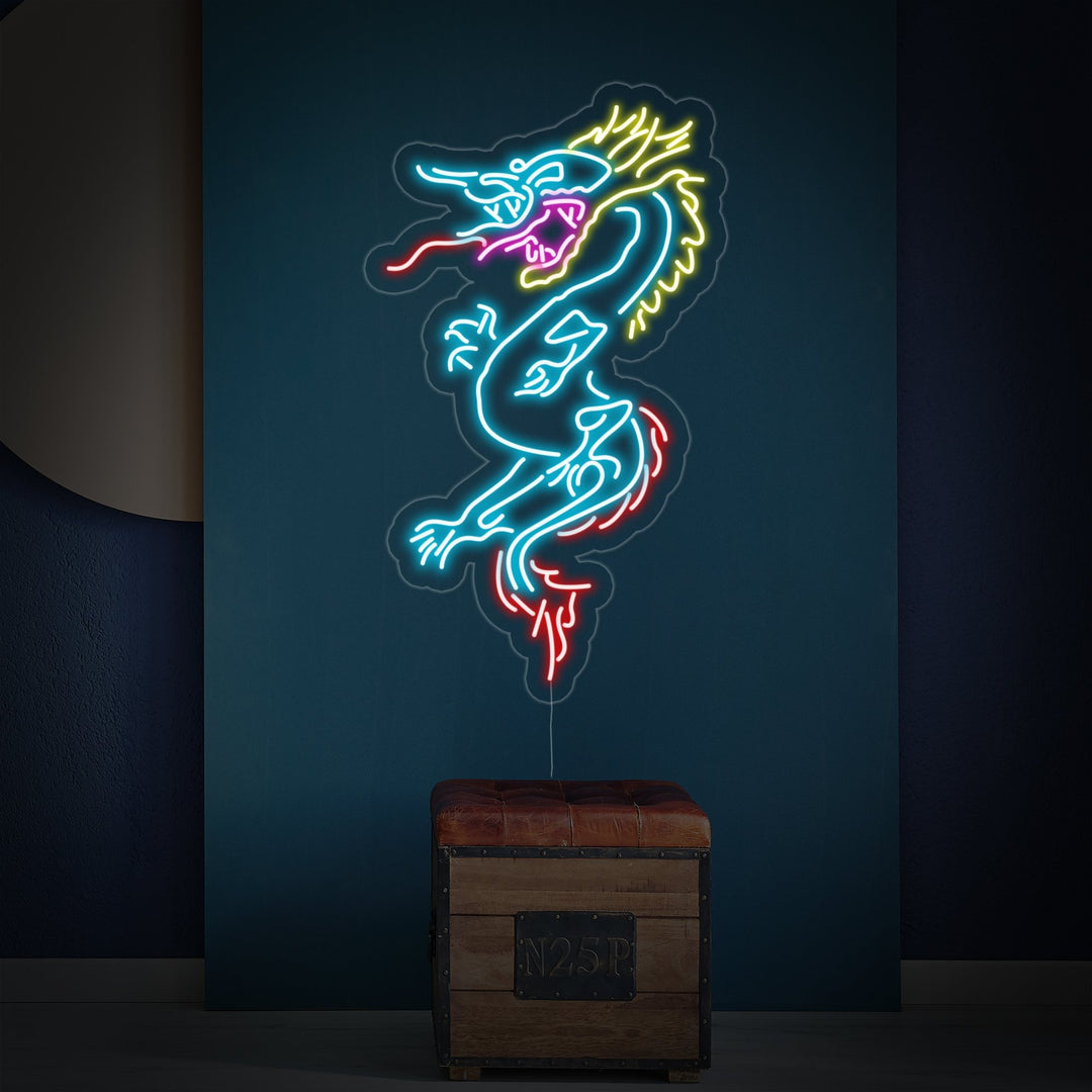 "Draak" Neon Verlichting