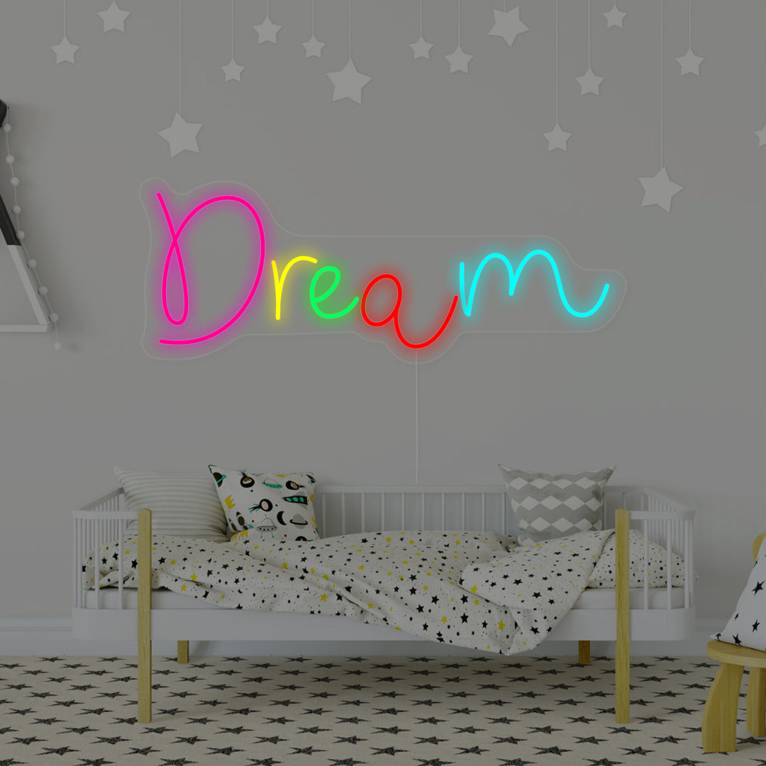 "Dream, Kinderkamer Decor" Neon Verlichting