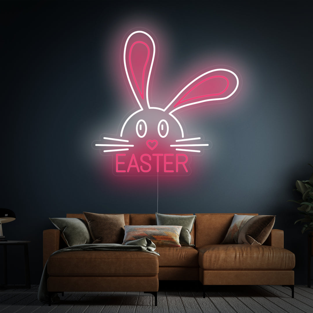 "Paashaas Konijn Dier" Neon Verlichting