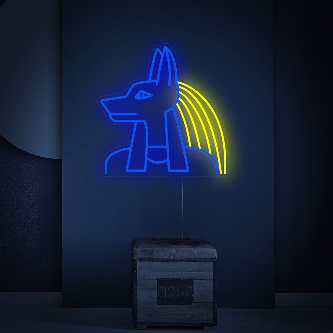 "Egypte Anubis God" Neon Verlichting
