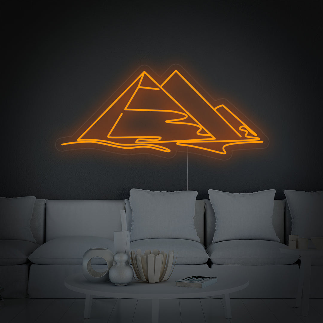 "Piramides Van Egypte" Neon Verlichting