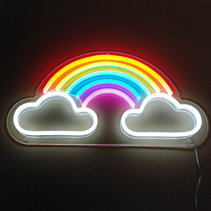 "Element Symbool Regenboog" Neon Verlichting