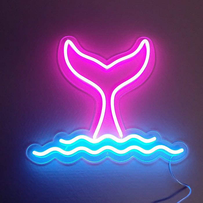 "Element Symbool Zwemmen Zeemeermin" Neon Verlichting