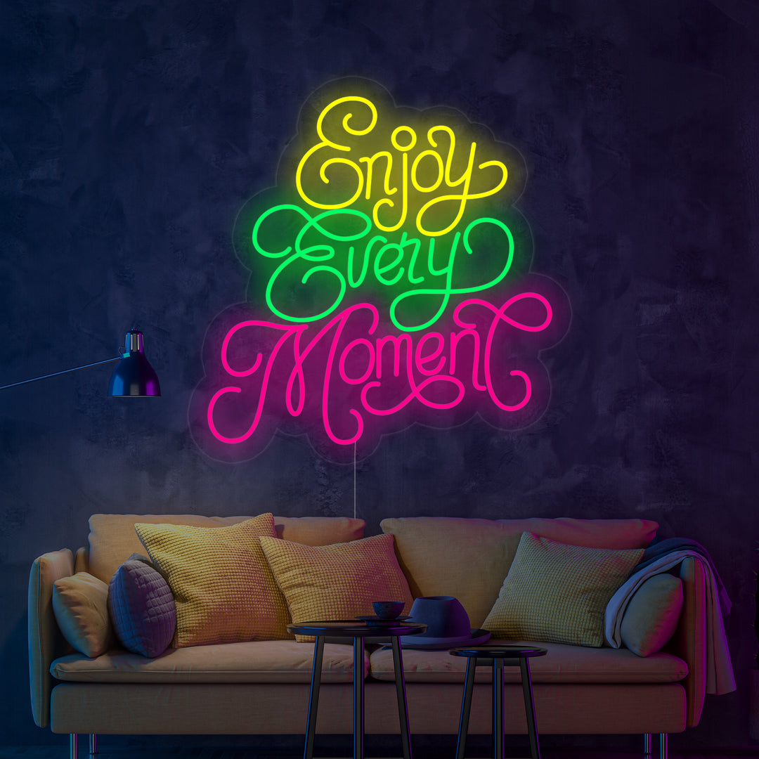 "Enjoy Every Moment" Neon Verlichting