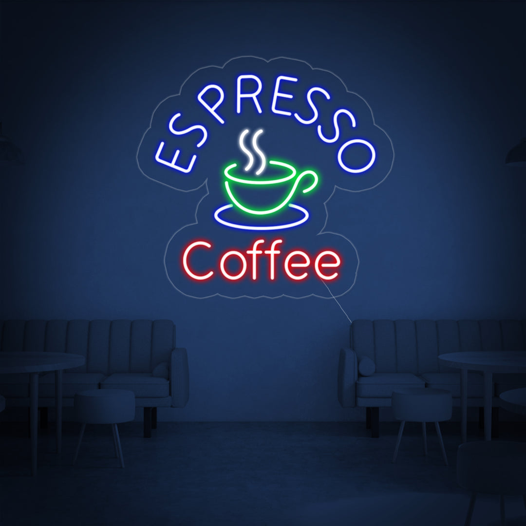 "Espresso Coffee" Neon Verlichting