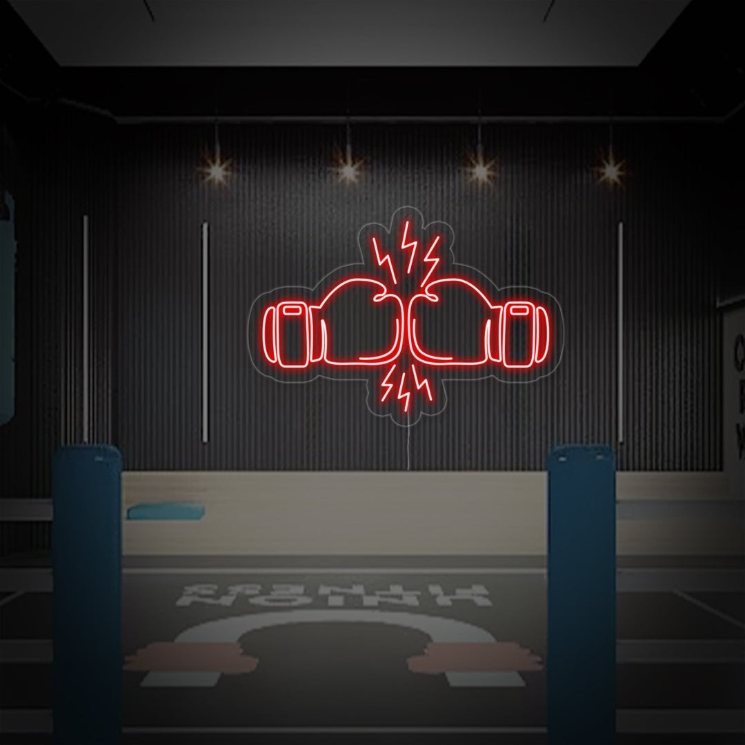 "Vechten Boksen" Neon Verlichting