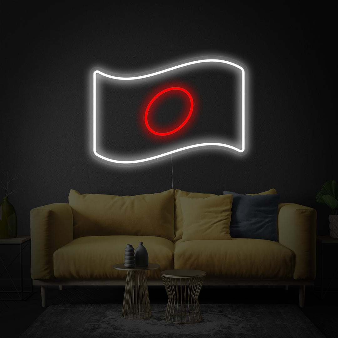 "Vlag Van Japan" Neon Verlichting