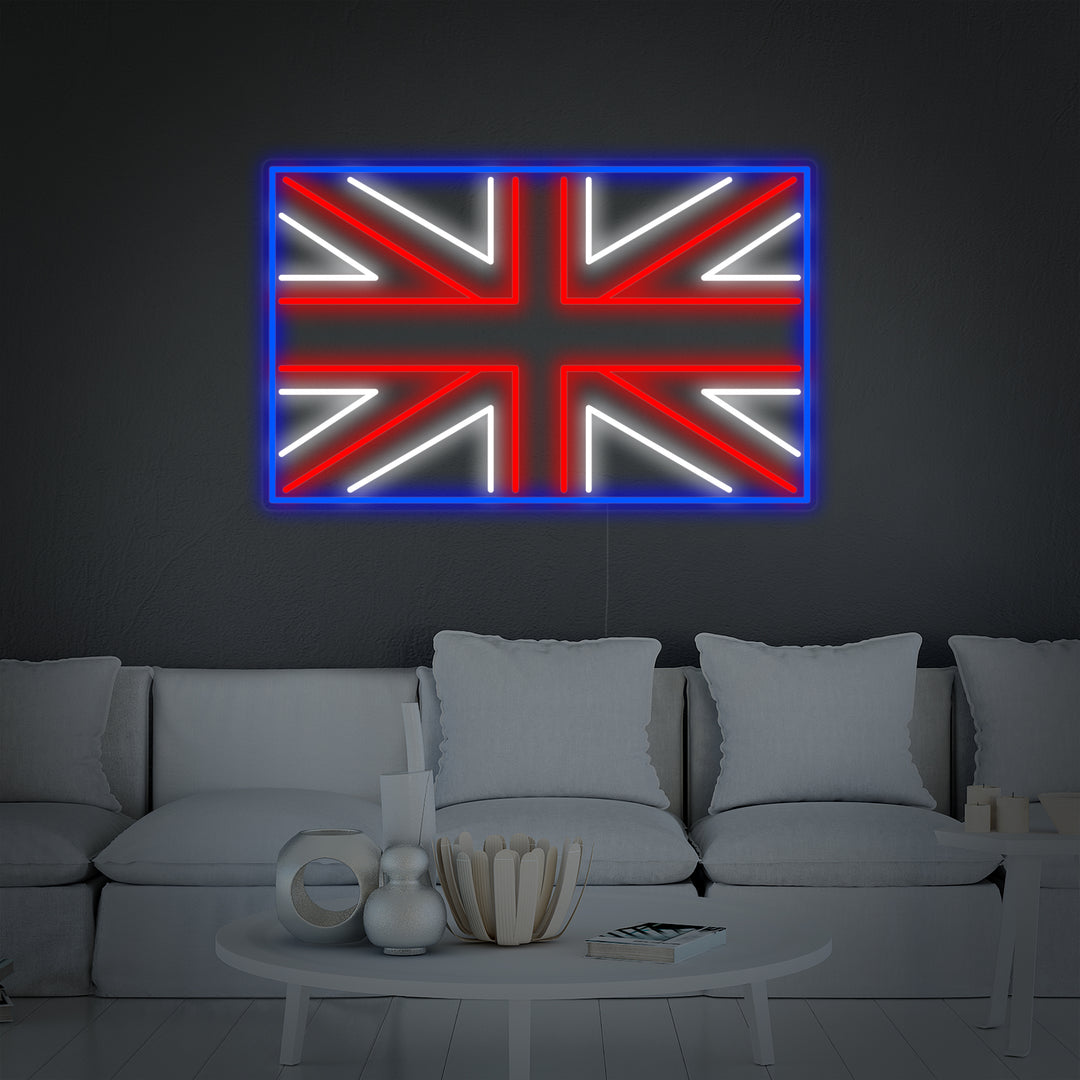 "Vlag Van Uk" Neon Verlichting