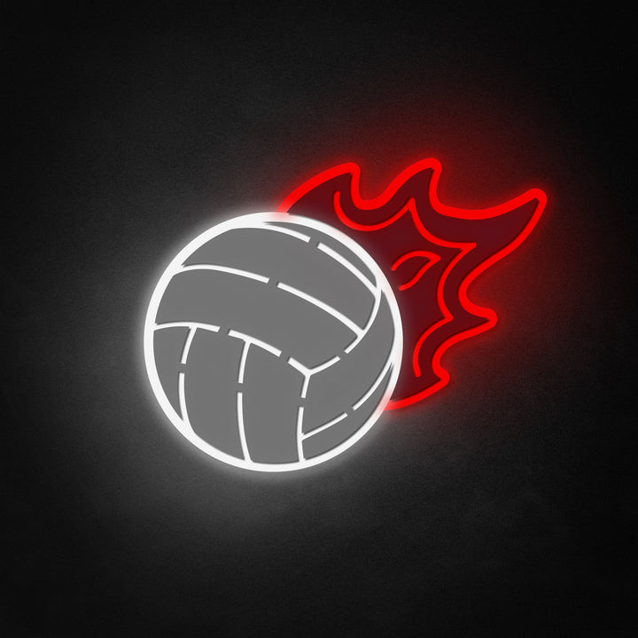"Vlammend volleybal" Neon Like