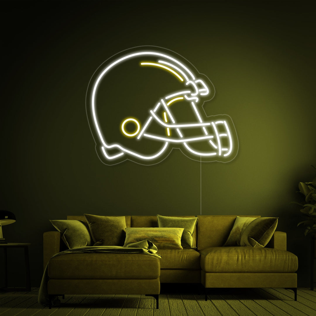 "Voetbalhelm" Neon Verlichting
