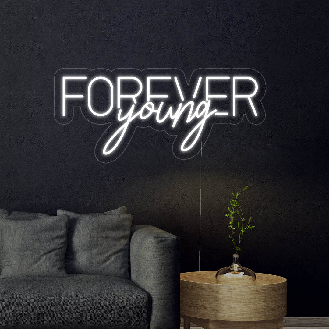 "Forever Young" Neon Verlichting