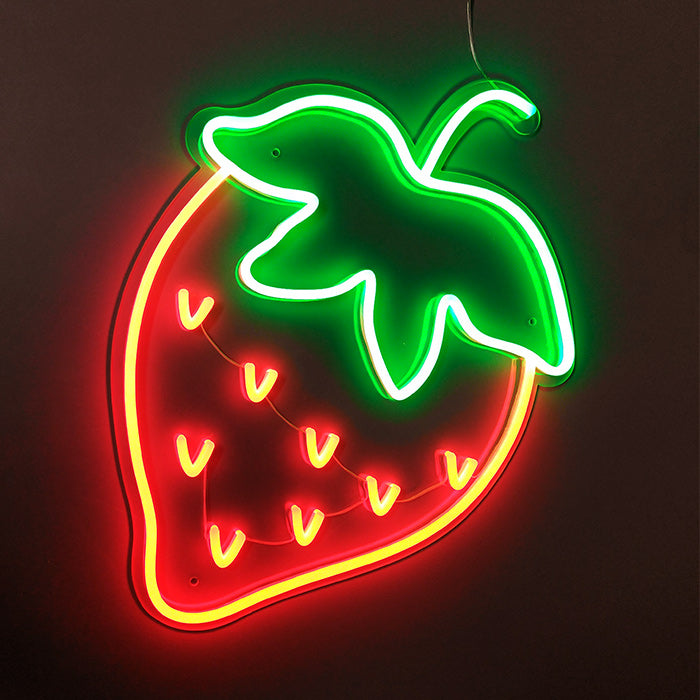 "Fruit Aardbei" Neon Verlichting