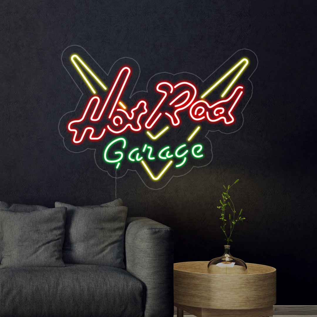 "Garage Hot Rod" Neon Verlichting