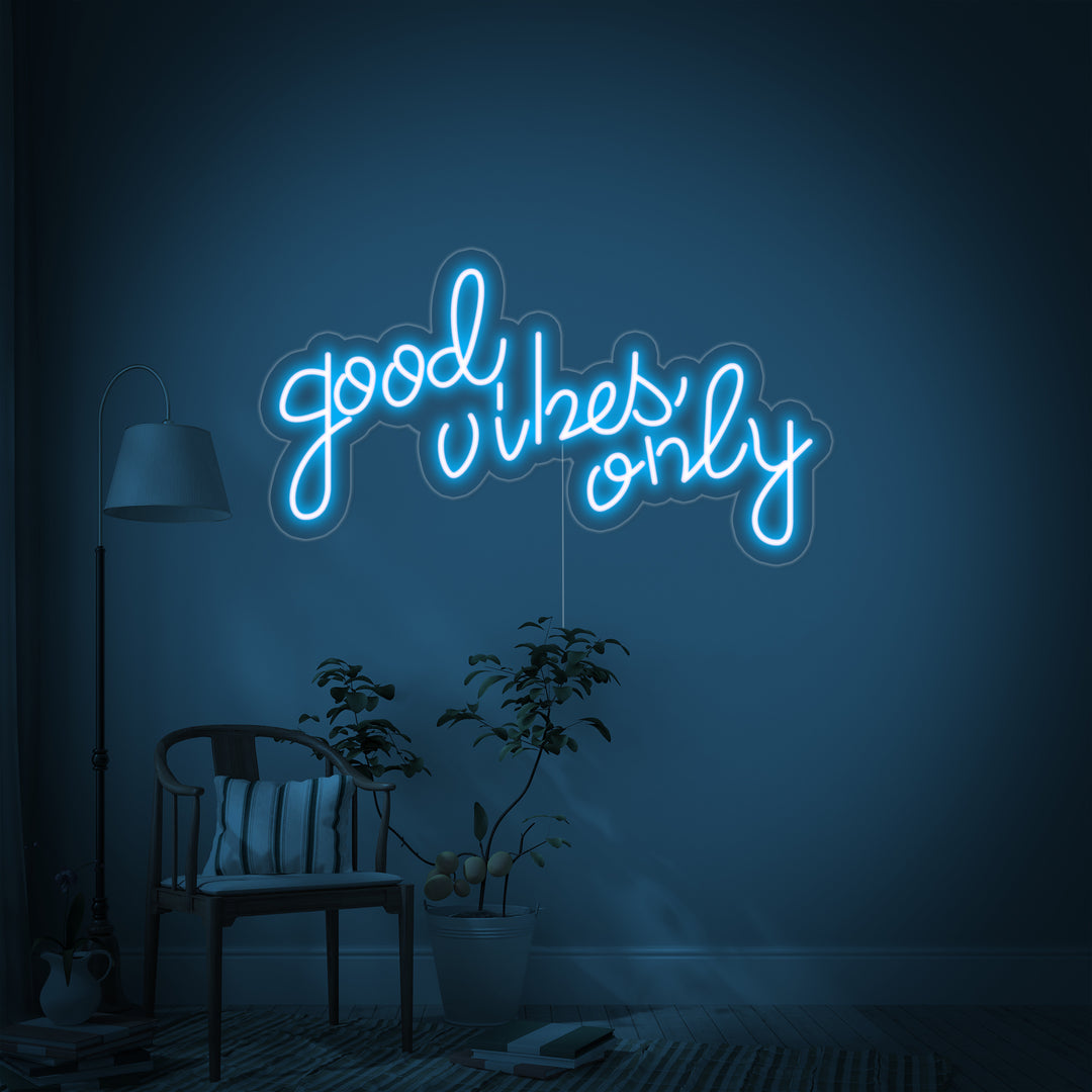 "GOOD VIBES ONLY" Neon Verlichting