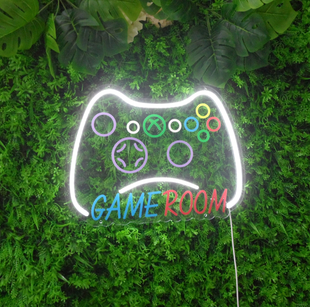 "Kleurrijke Gamecontroller, Speelkamer" Mini Neon Verlichting