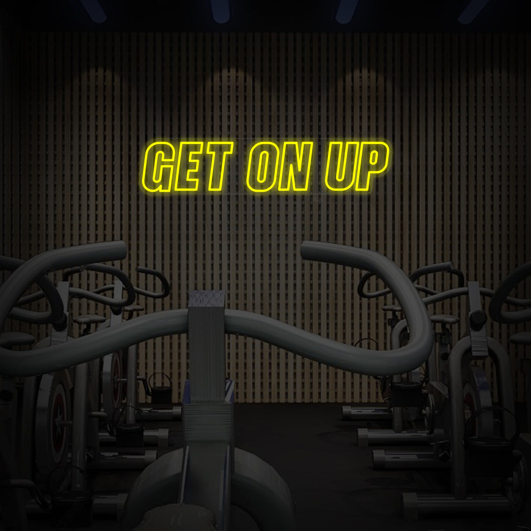 "Get On Up Sportschool" Neon Verlichting