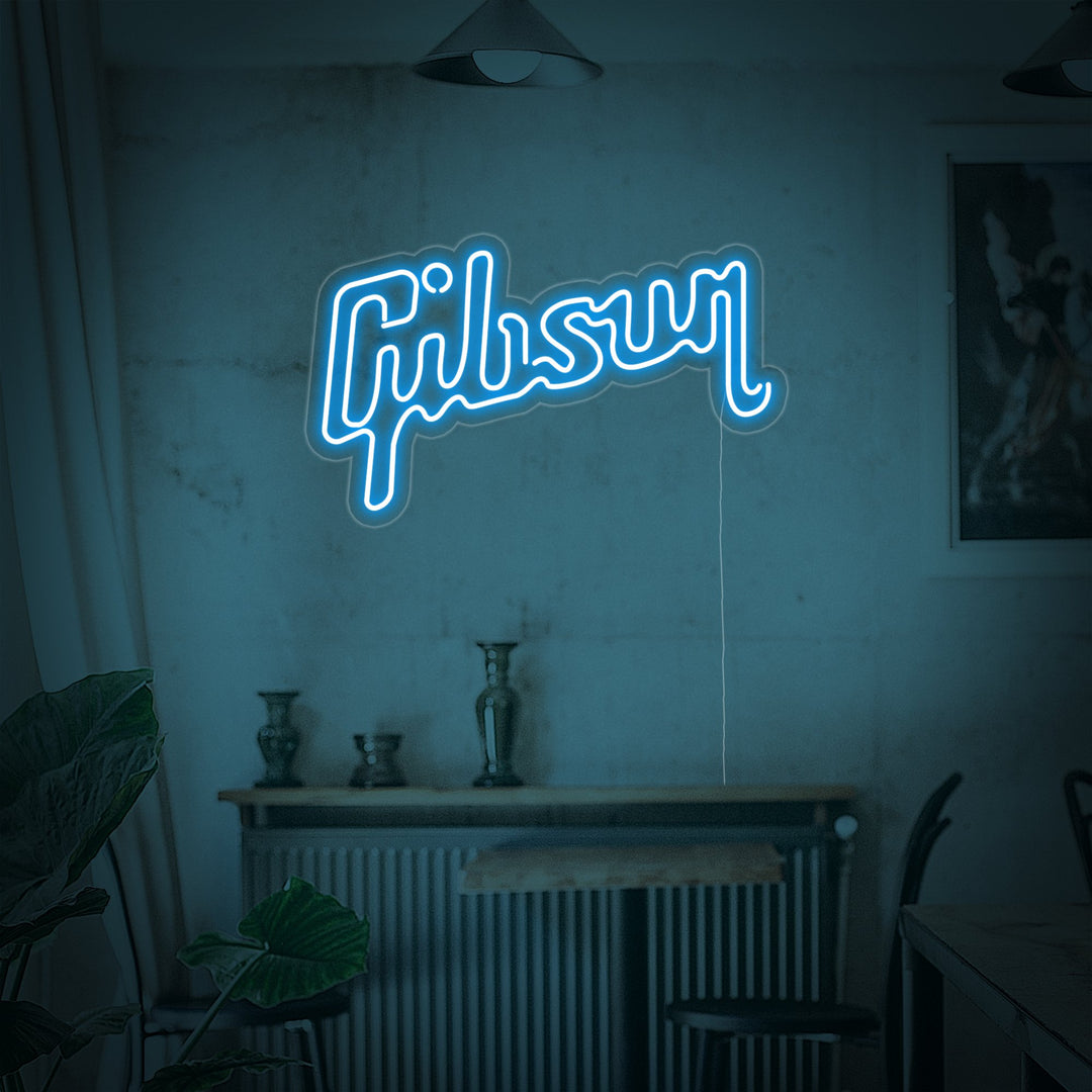 "Gibson, Muziek, Gitaar" Neon Verlichting