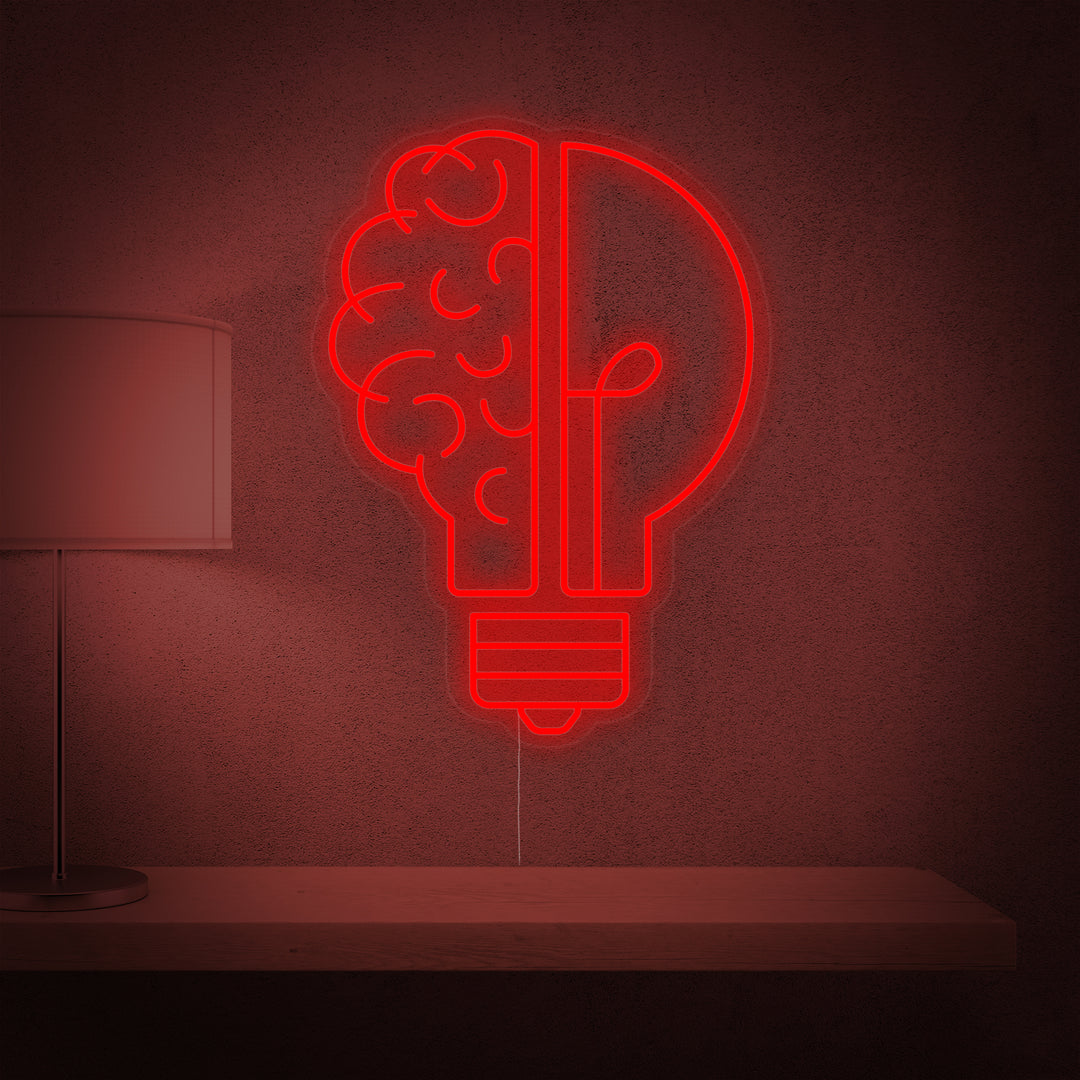 "Goed Idee Hersenbol" Neon Verlichting