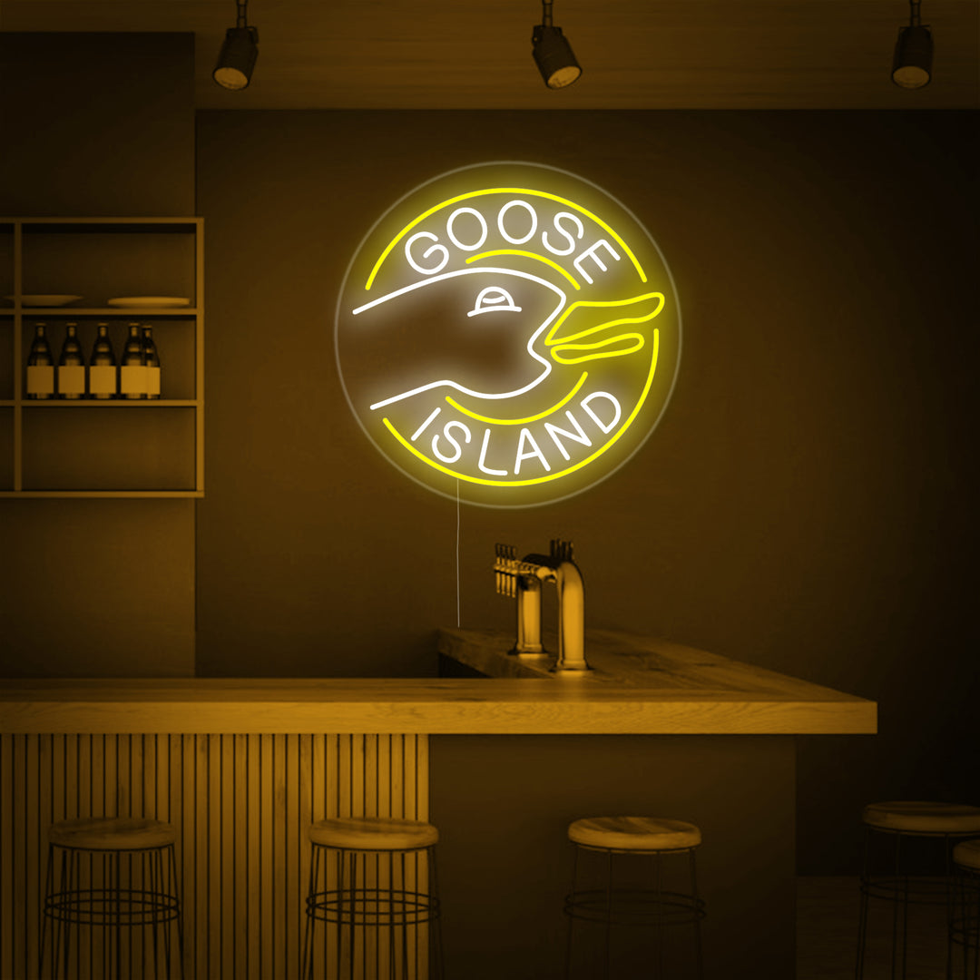 "Goose Island Bierbar" Neon Verlichting