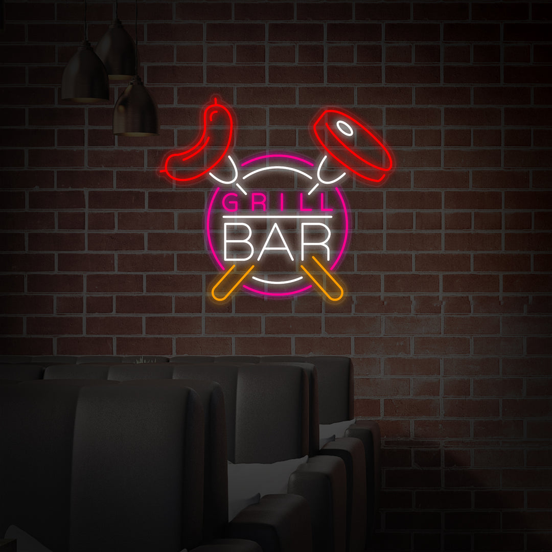 "Grill Bar" Neon Verlichting
