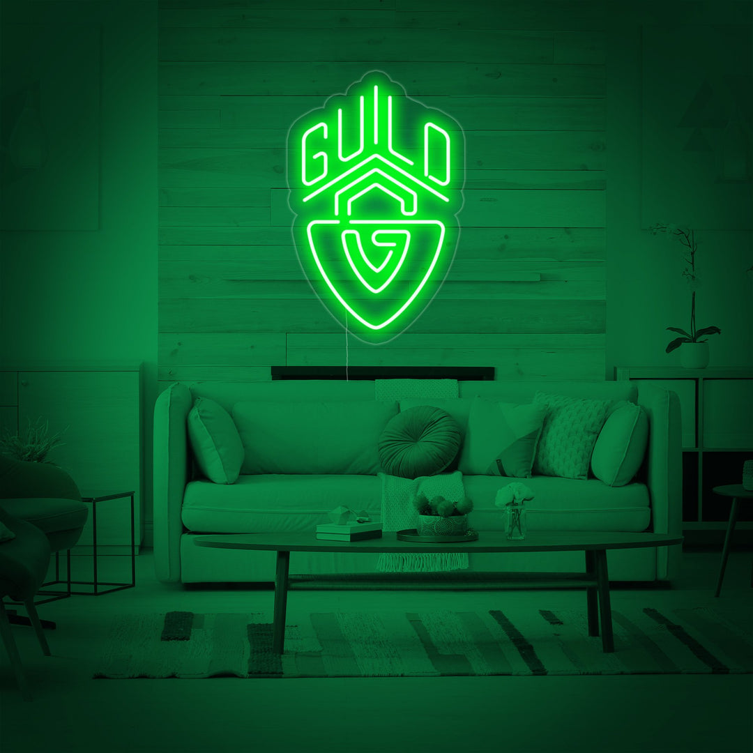 "Guild, gitaren" Neon Verlichting