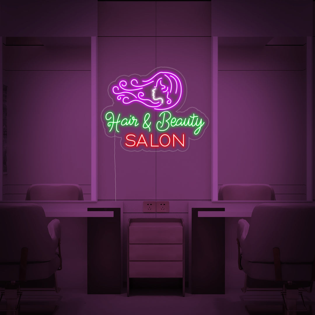 "Hair Salon Hair Beauty Salon" Neon Verlichting