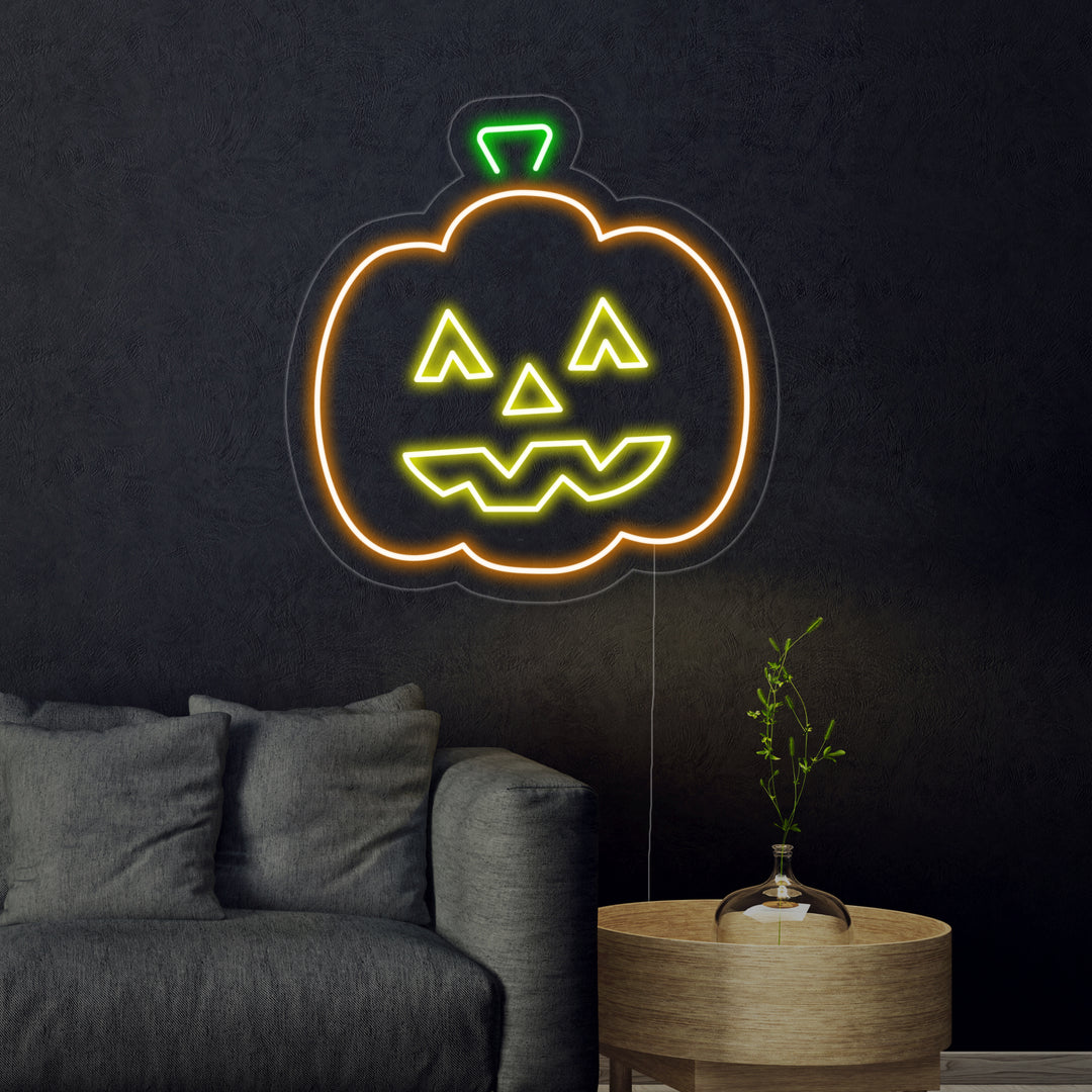 "Halloween-Pompoen" Neon Verlichting