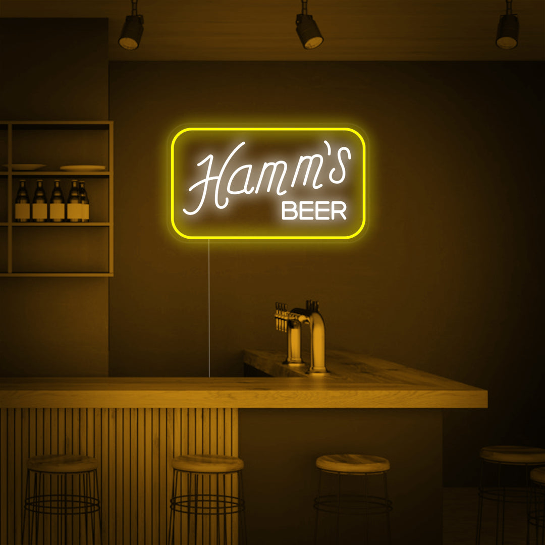"Hamms Bierbar" Neon Verlichting