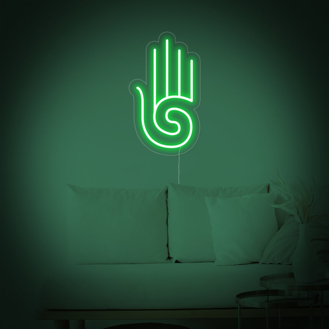 "Hamsa Yoga, Yoga Decor" Neon Verlichting