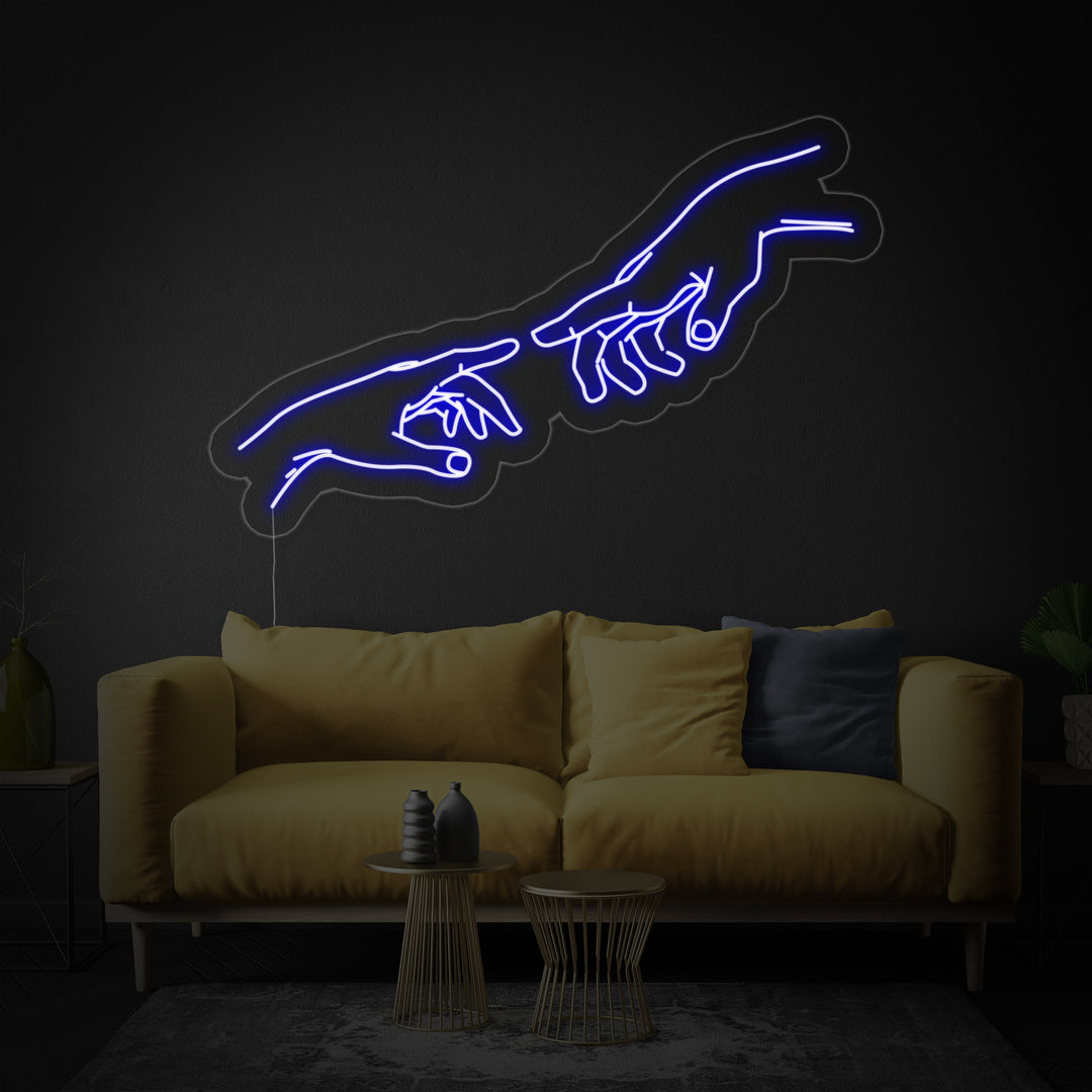 "Hand Van God" Neon Verlichting