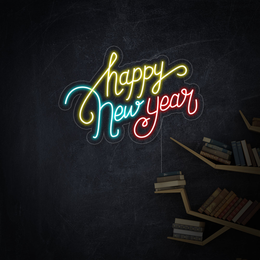 "Happy New Year" Neon Verlichting