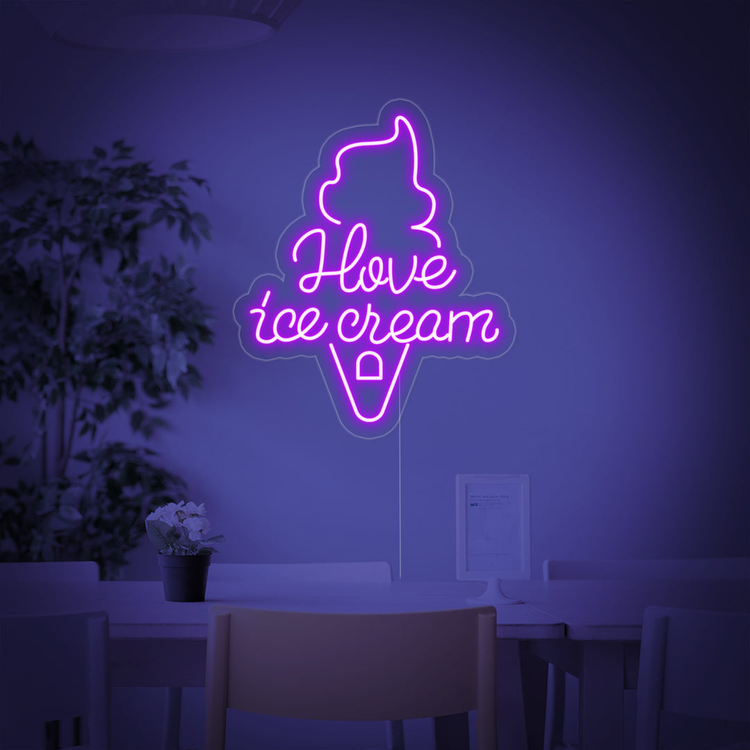 "Have Ice Cream" Neon Verlichting