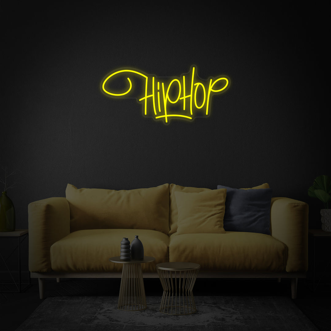 "Hip Hop Rap Muziek" Neon Verlichting
