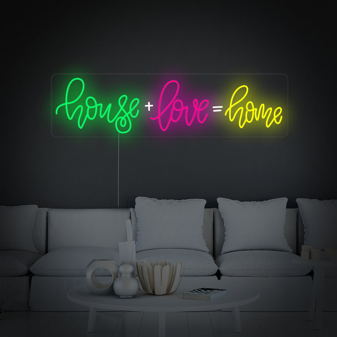 "House Love Home" Neon Verlichting