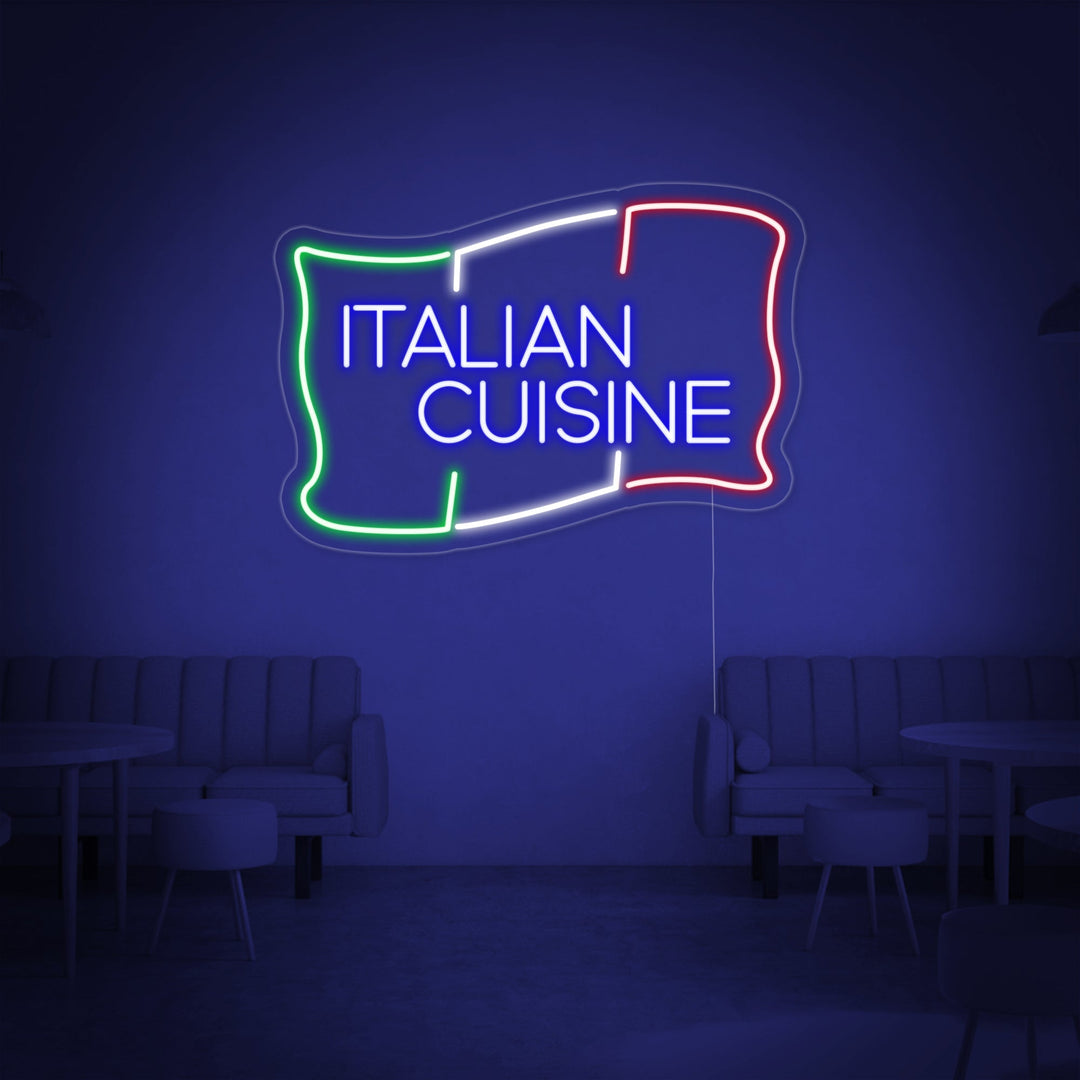 "ITALIAN CUISINE" Neon Verlichting