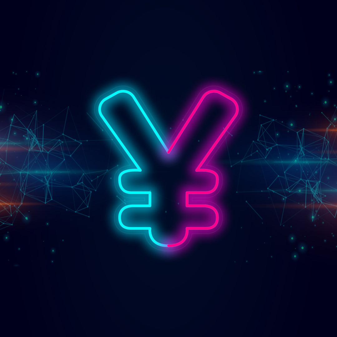 "Japans Yen Symbool" Neon Verlichting