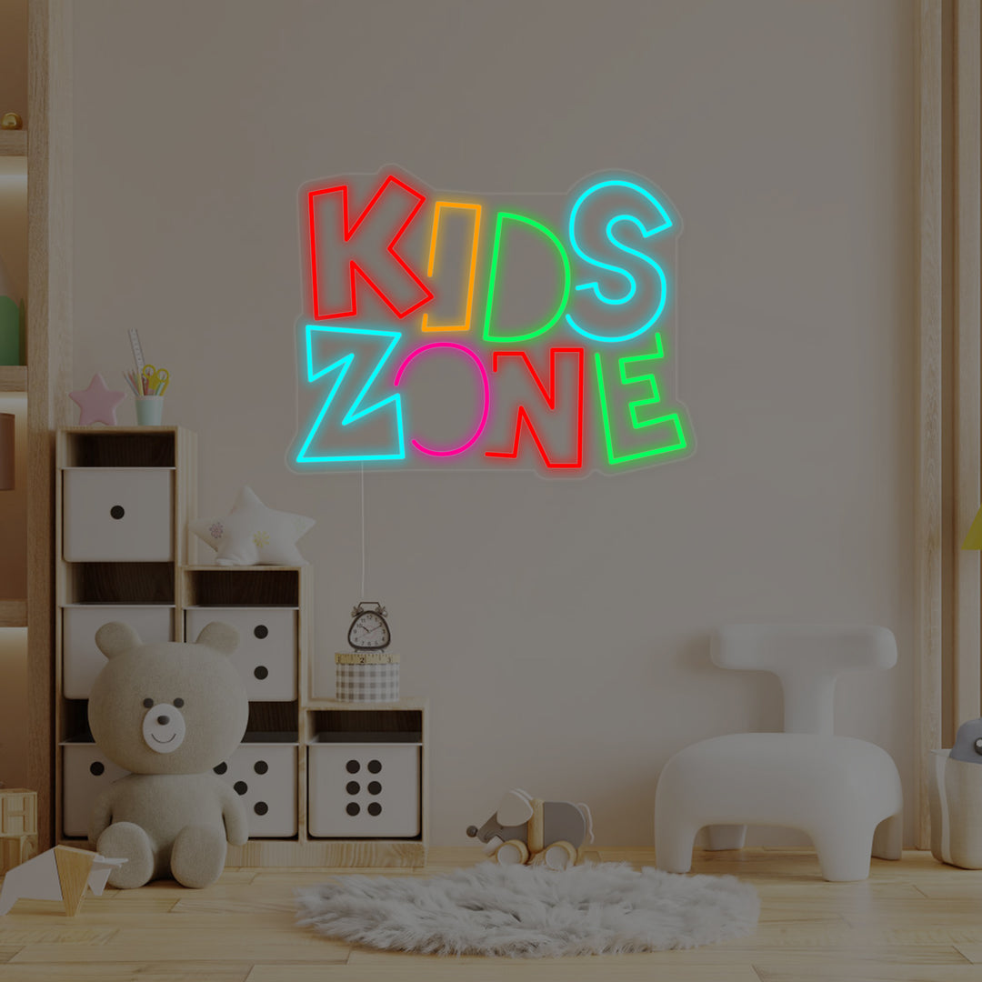 "Kids Zone, Kinderzimmerdekor" Neon Verlichting