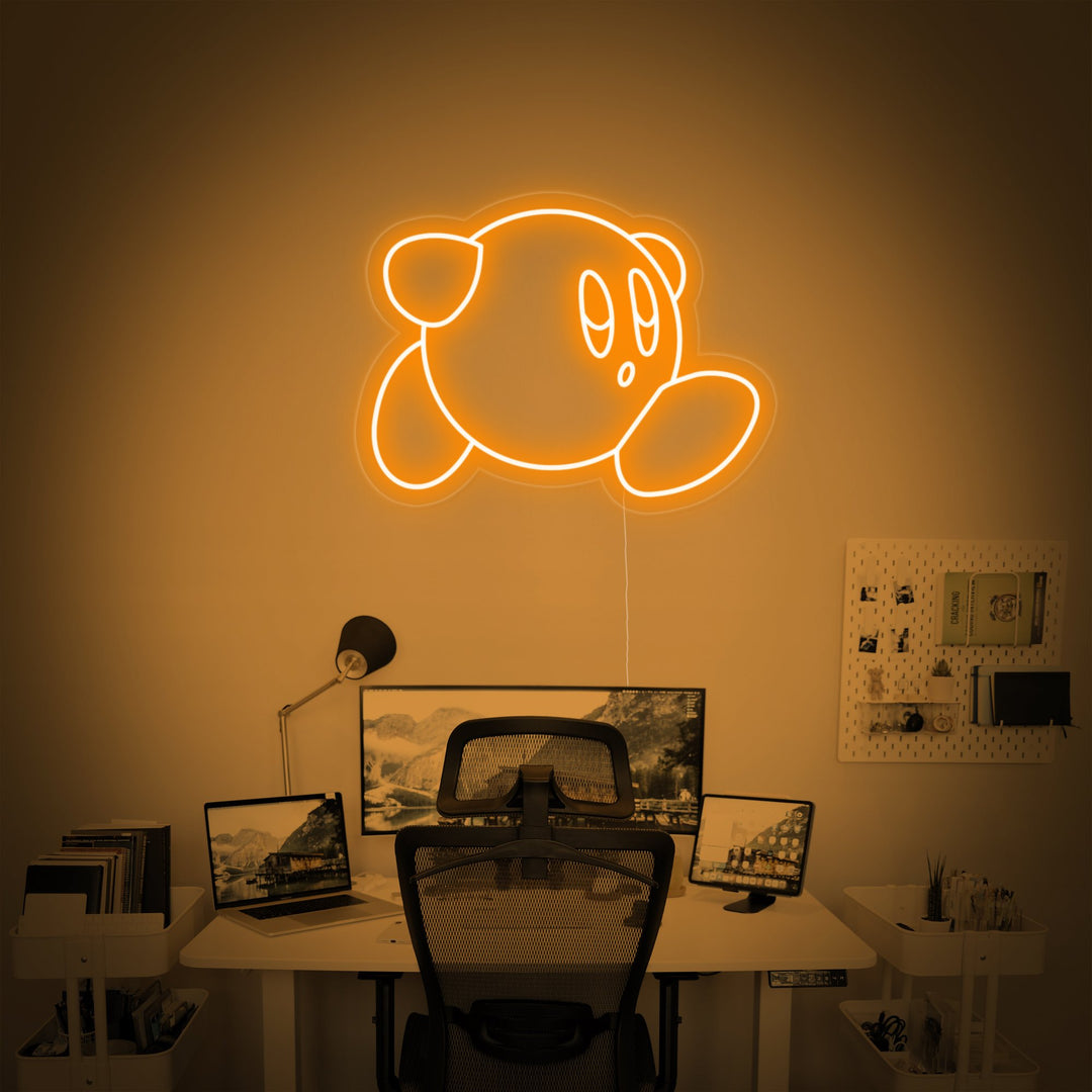 "Kirby, Kirby Kamer Decor, Spel Decor" Neon Verlichting