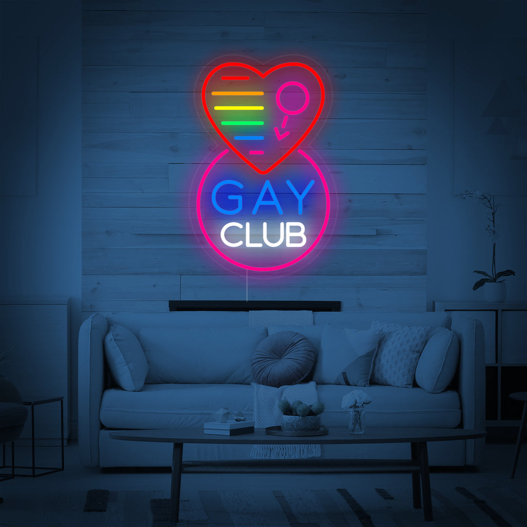 "Regenboogvlag Lgbt-Trots Uniek, Gay Club" Neon Verlichting