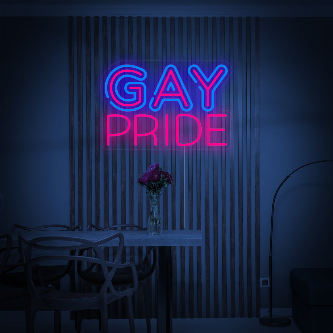"Regenboogvlag Lgbt-Trots Uniek, Gay Pride" Neon Verlichting
