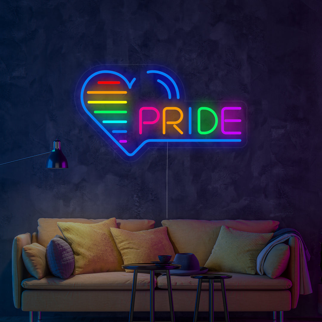 "LGBT, Pride, Harten" Neon Verlichting